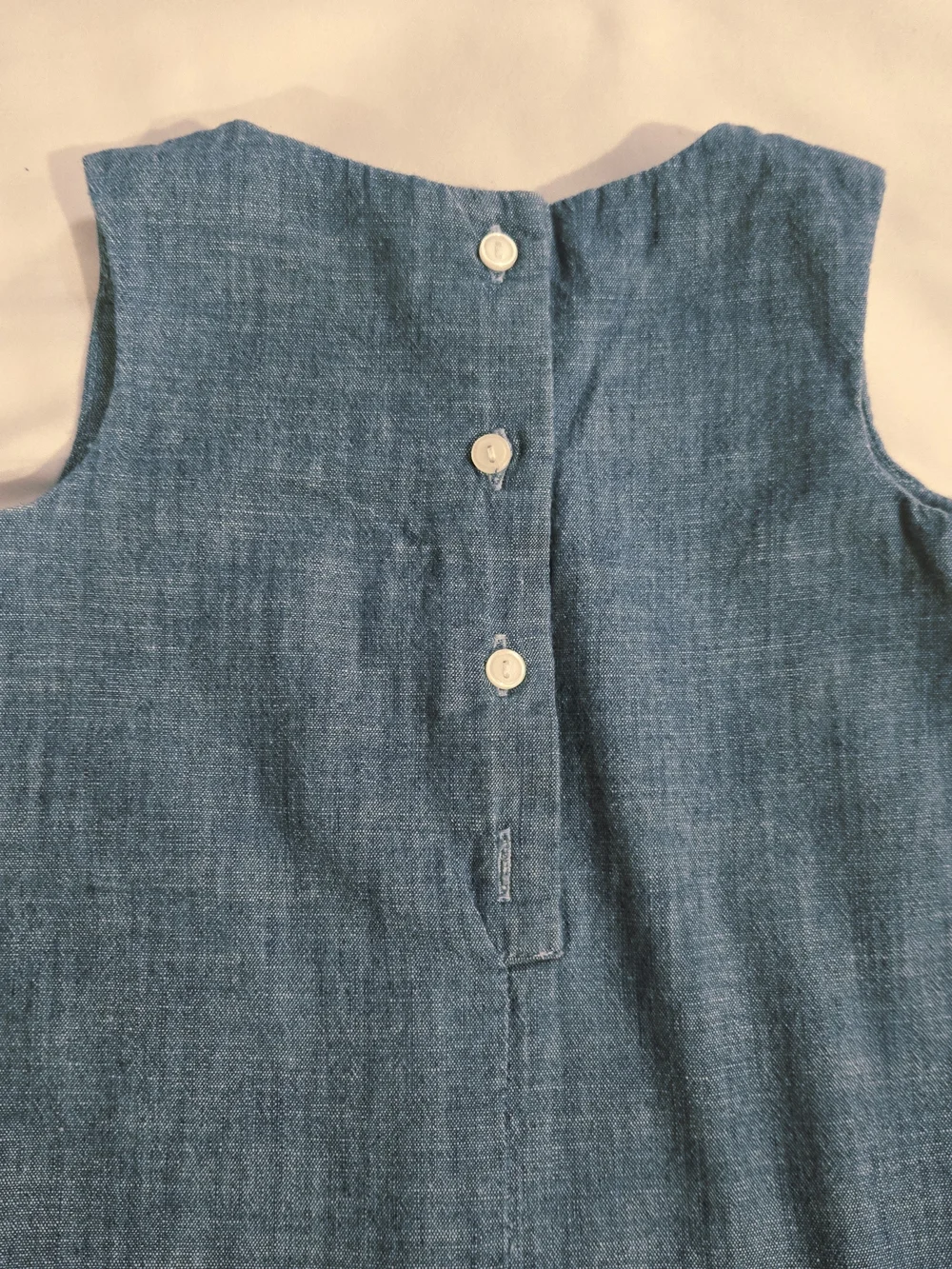 Ralph Lauren Blue Chambray Romper
